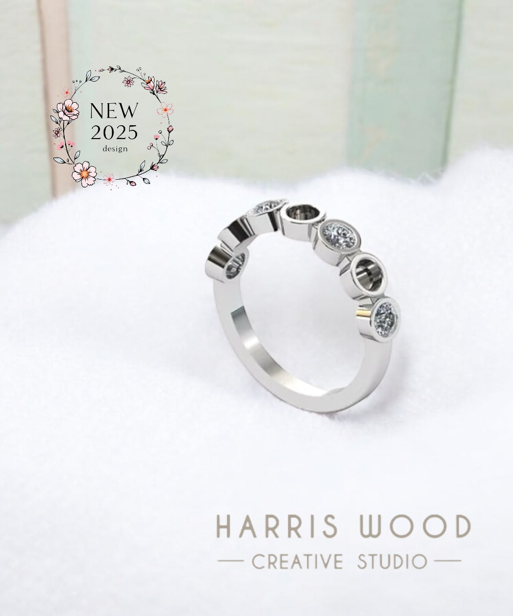 Circle of Life CZ Ring - SOLID SILVER