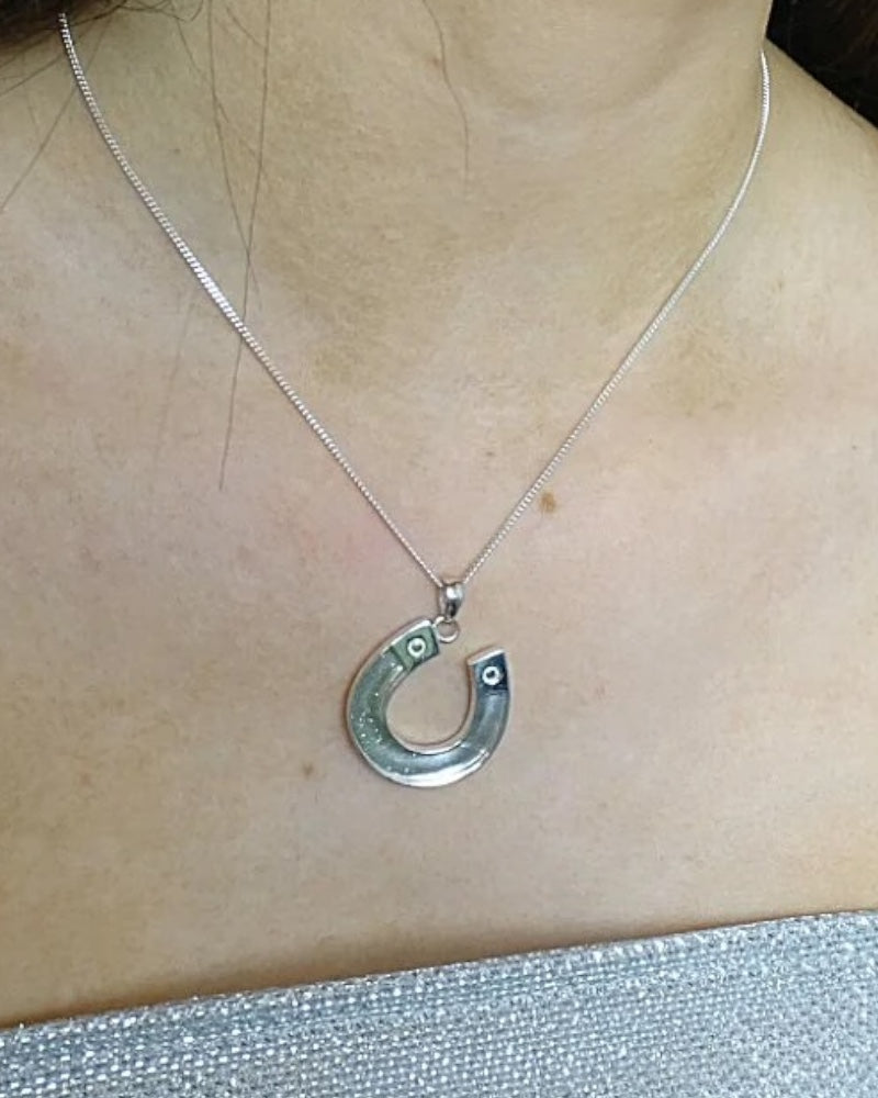 Horse Shoe Channel Pendant