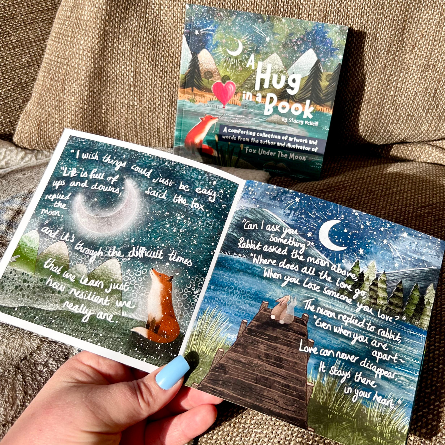 ‘A Hug In A Book’ mini book by Stacey McNeill