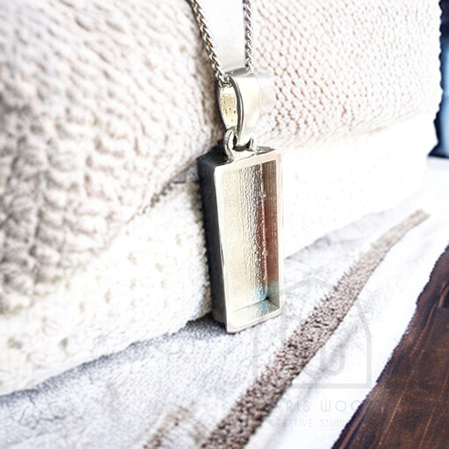 OBLONG PENDANT (ORIGINAL) - SOLID 925 SILVERR
