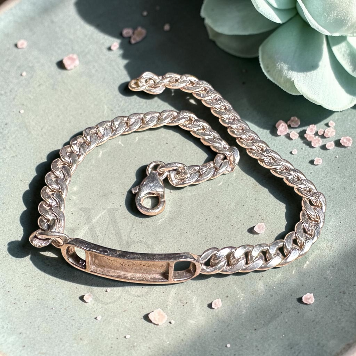 🏷️ EOL – Curb Chain Bracelet – Solid 925 Silver