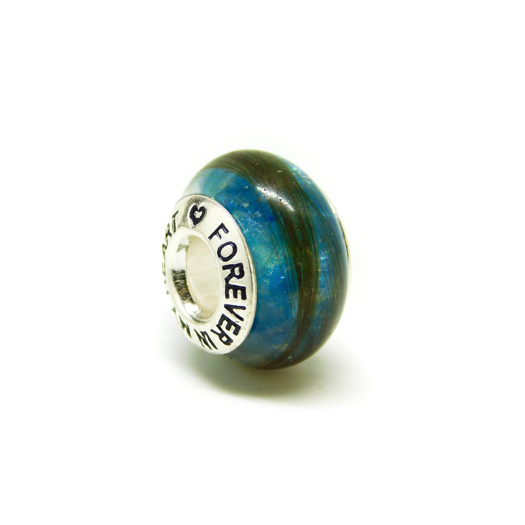 CHARM BEADS - FOREVER IN MY HEART (pre-engraved)