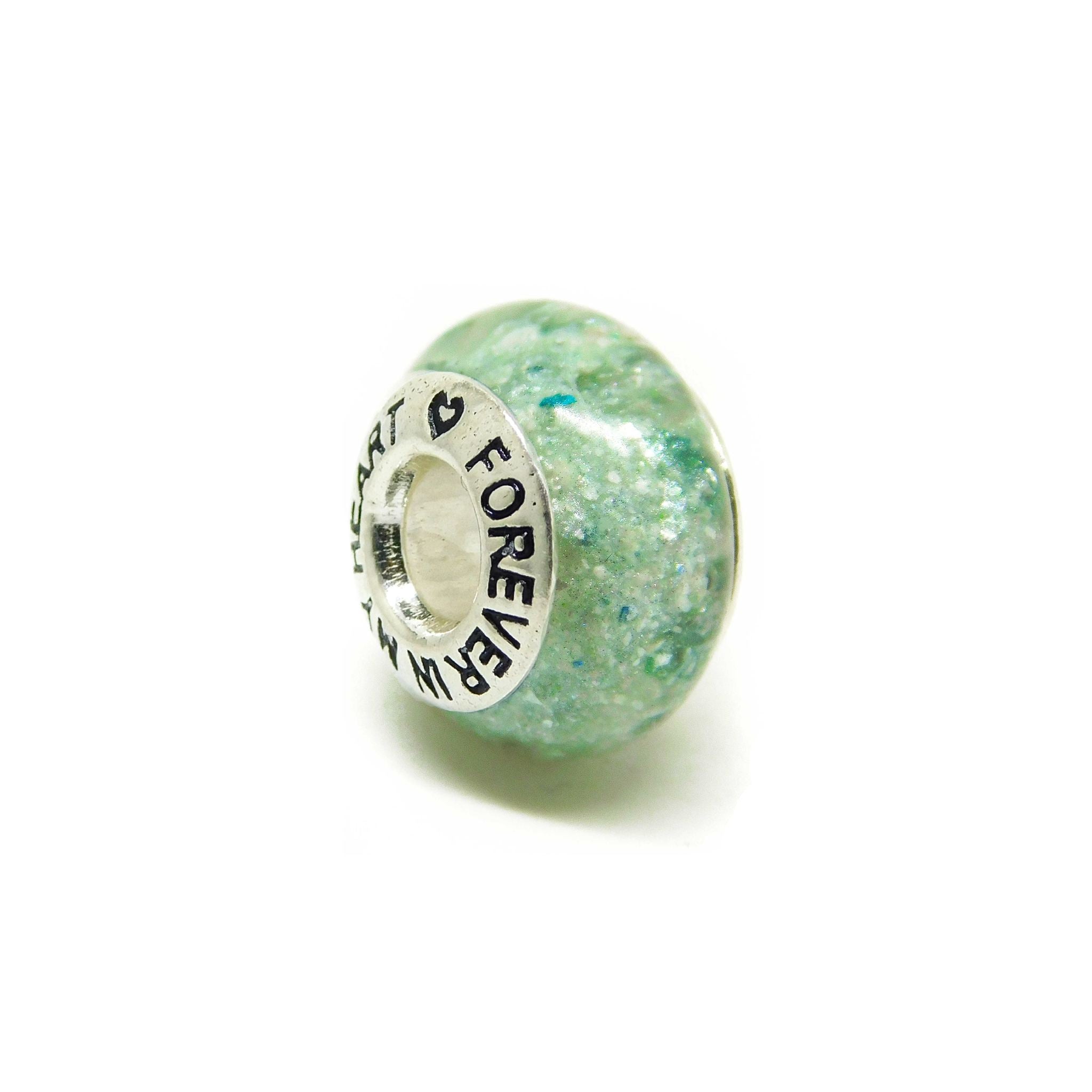 CHARM BEADS - FOREVER IN MY HEART (pre-engraved)