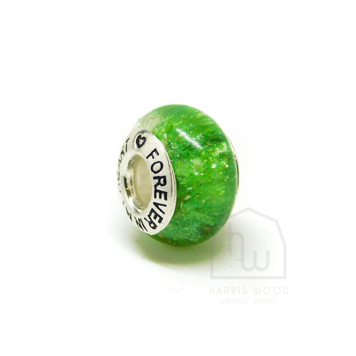 CHARM BEADS - FOREVER IN MY HEART (pre-engraved)