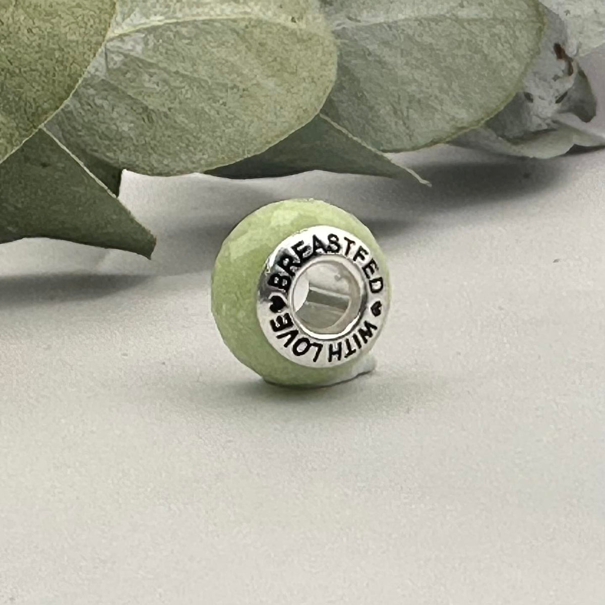 ๐ CHARM BEADS - BREASTFED WITH LOVE (pre-engraved)