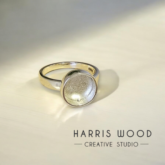 ❤️ Neptune Ring Thick Trim Bezel - SOLID SILVER