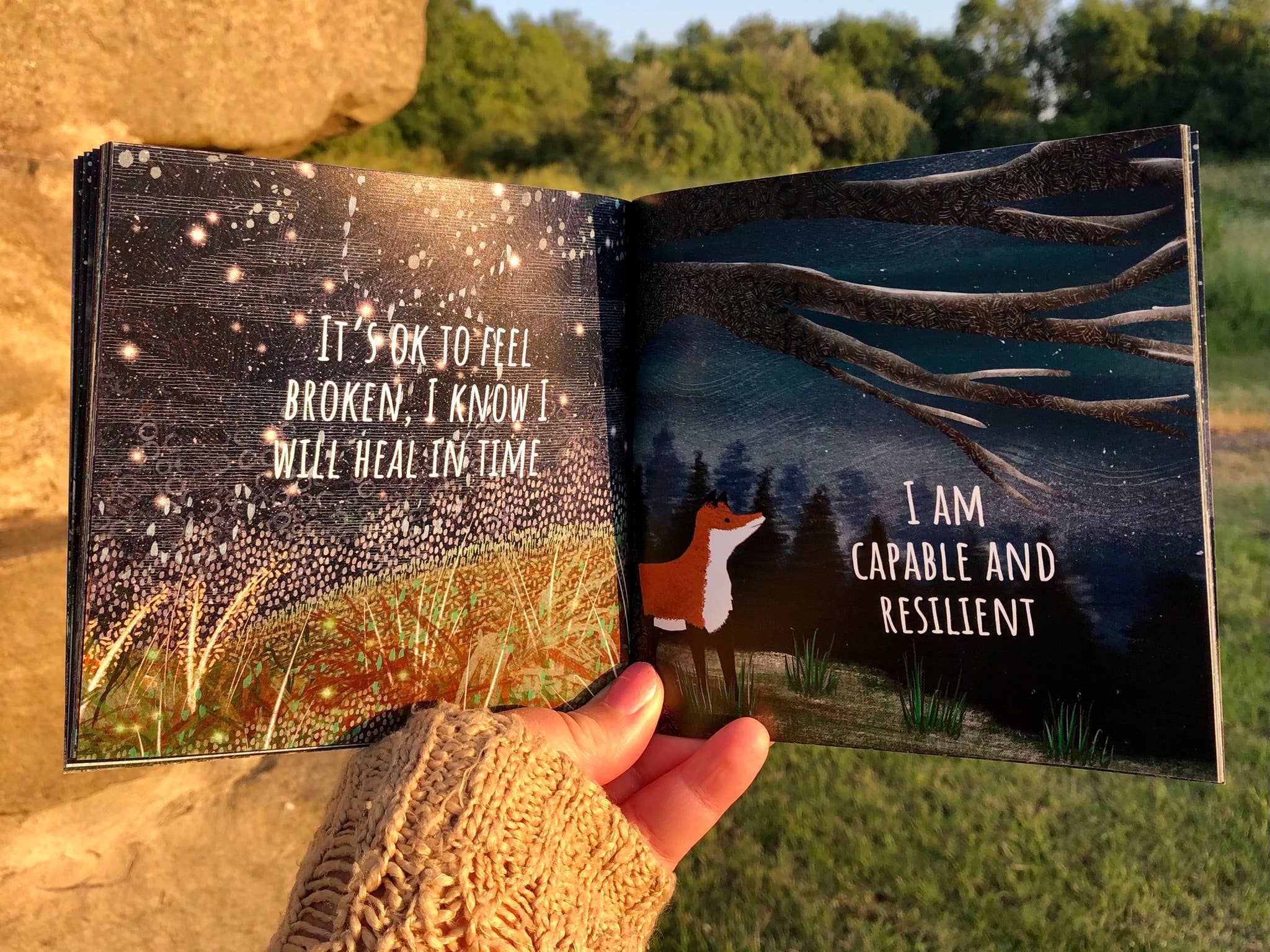 Light In The Dark - A Book of Affirmations by Fox Under The Moon