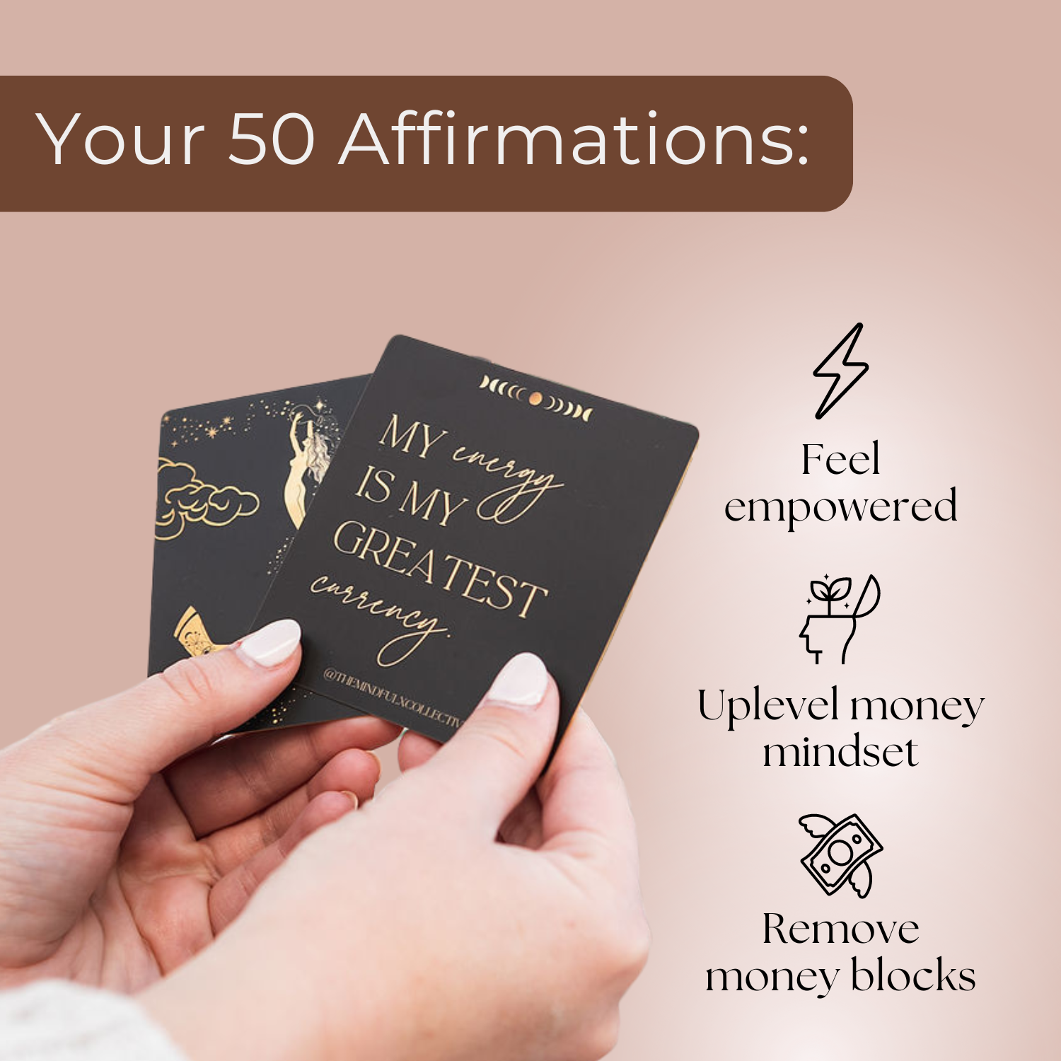 Prosperity Affirmation Cards - 50 Cards