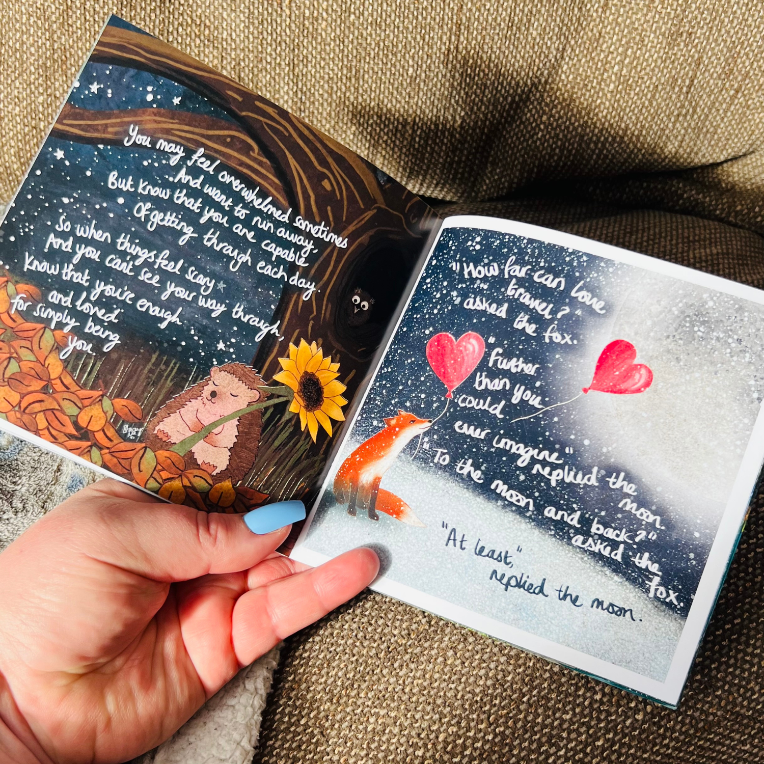 ‘A Hug In A Book’ mini book by Stacey McNeill