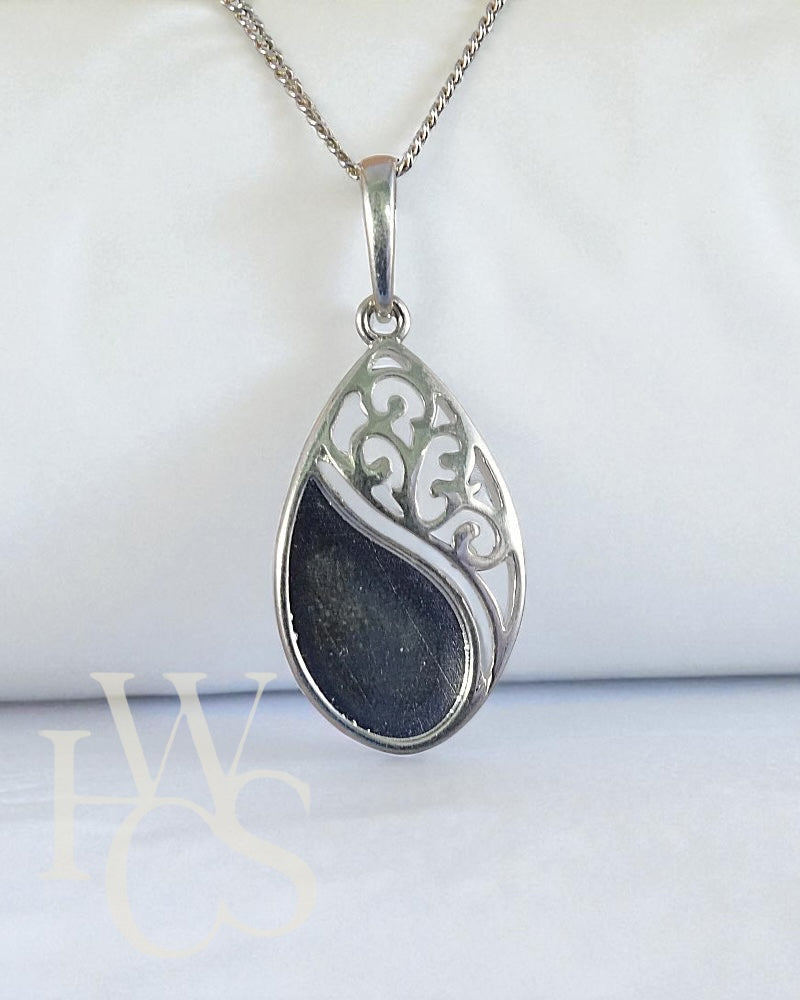 Filigree Teardrop Pendant