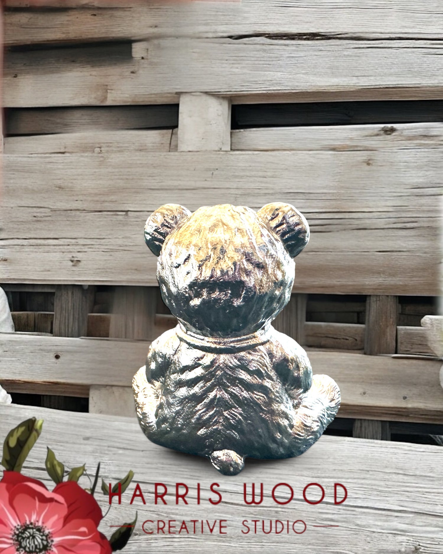 Teddy Bear Keepsake - SOLID STAINLESS STEEL
