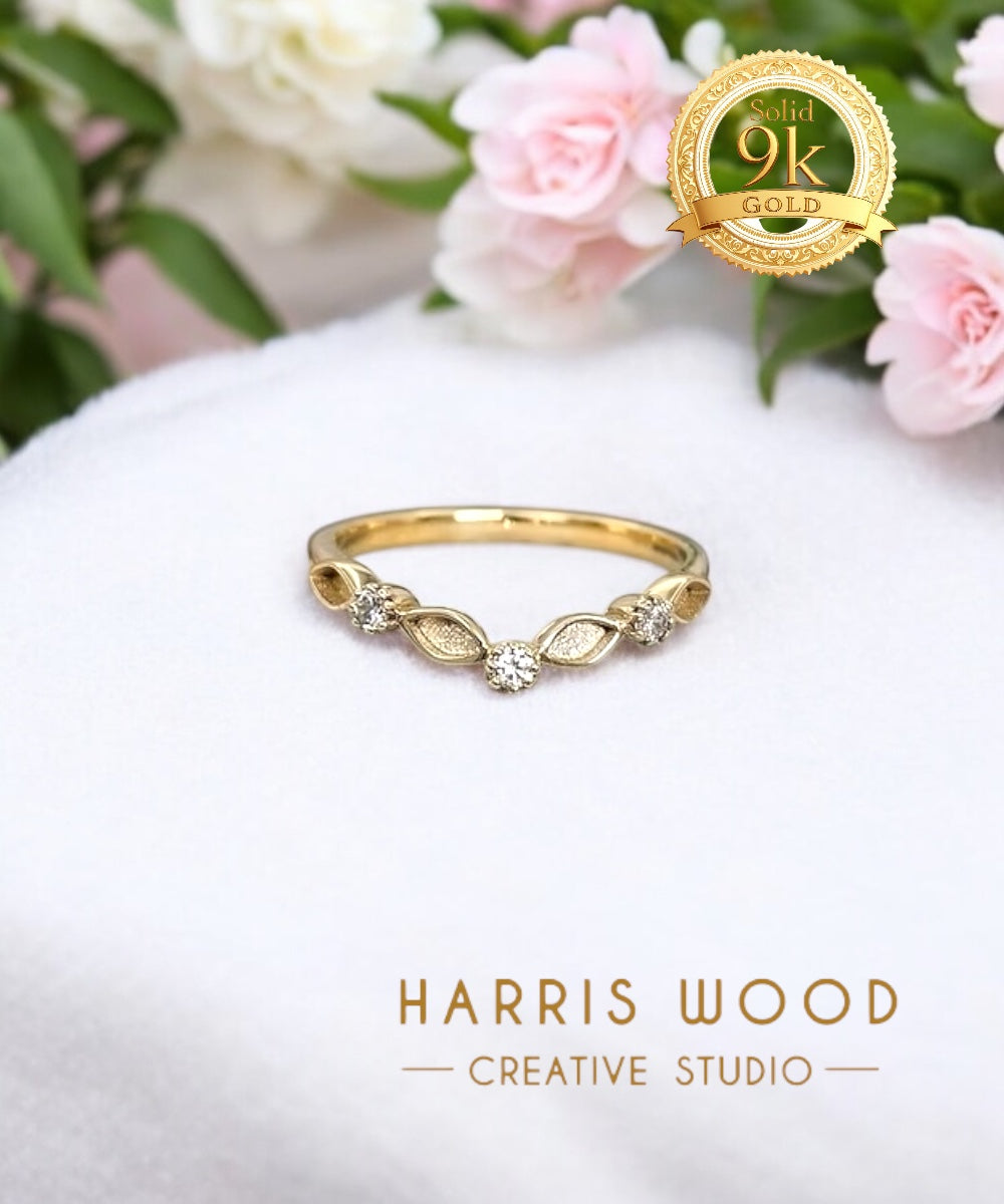 Timeless CZ Ring - 9ct Solid Gold