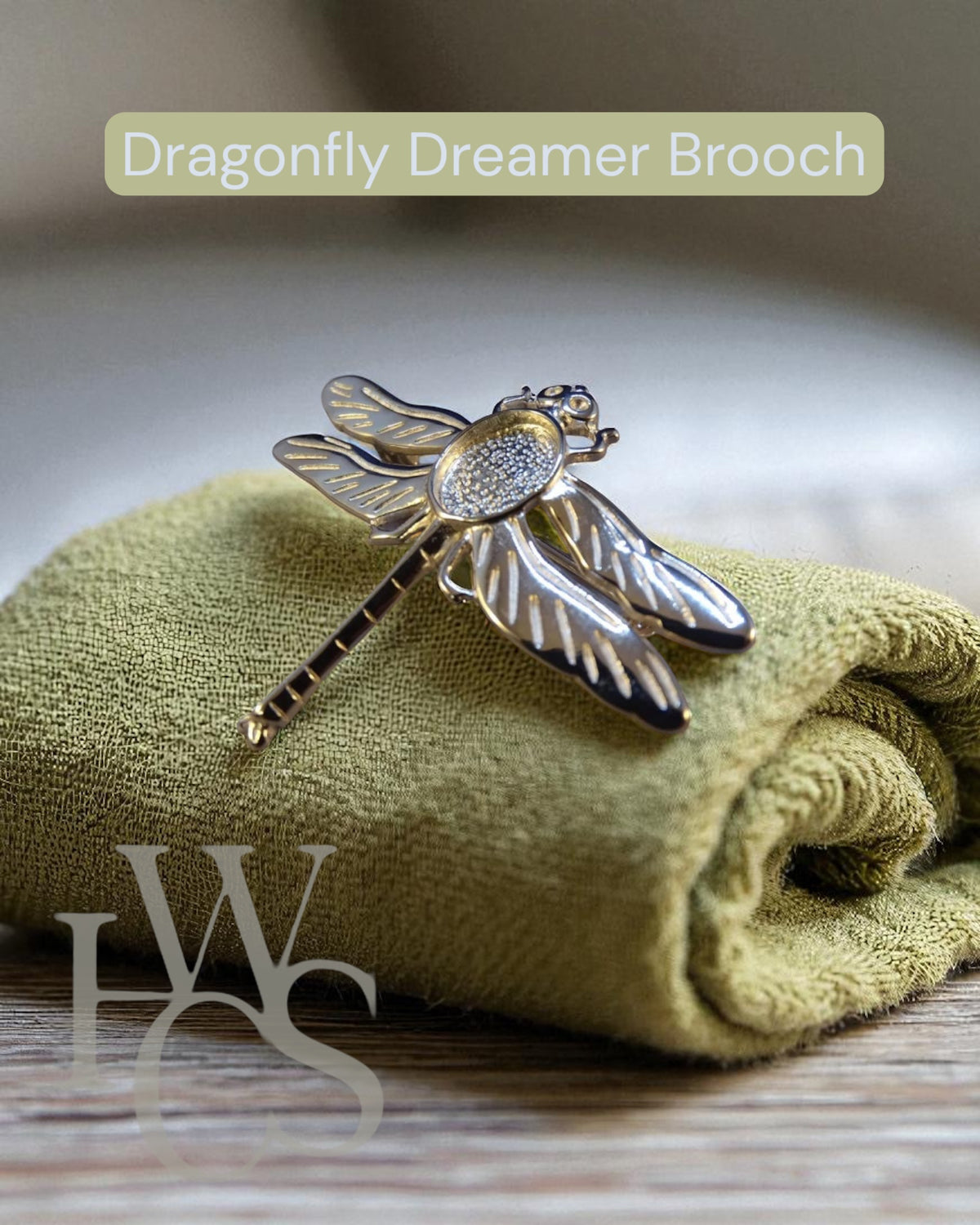 ❤️ Dragonfly Dreamer Brooch - Solid 925 Silver