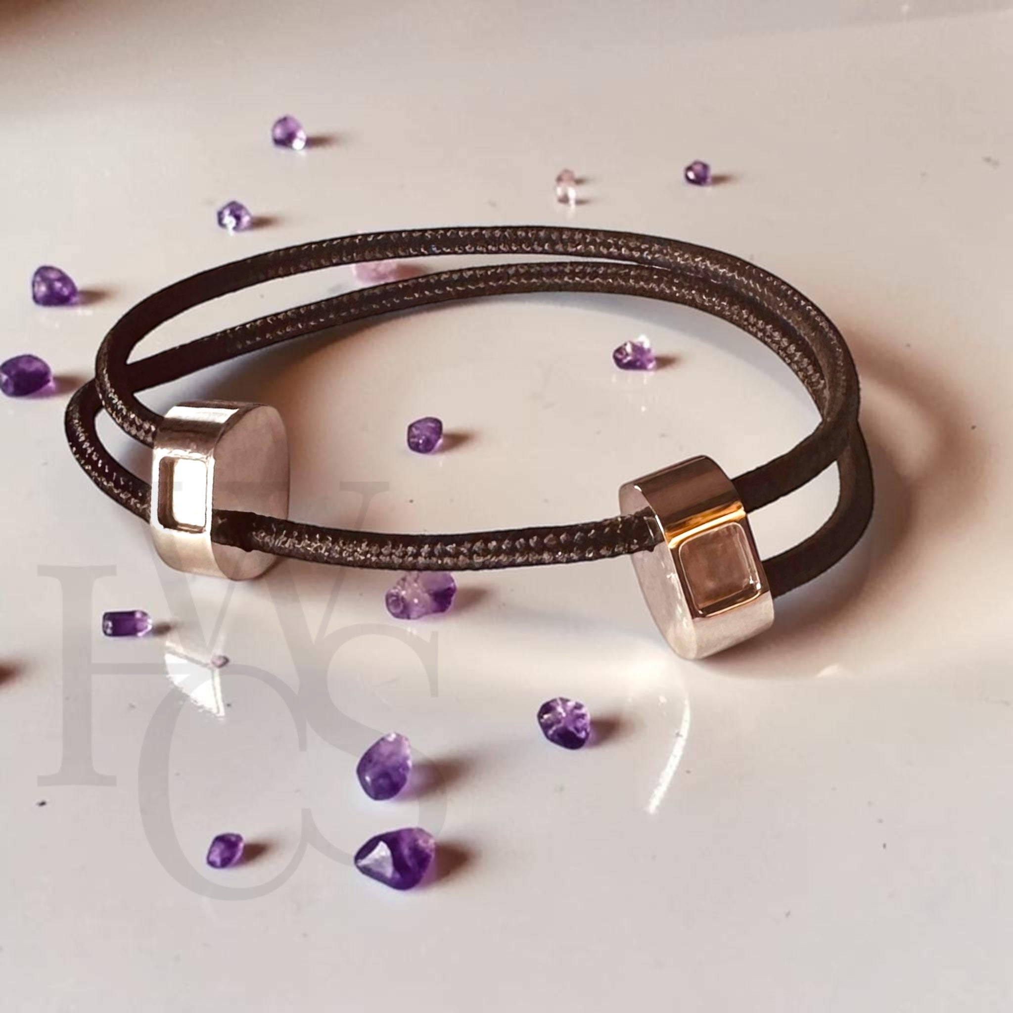 💙Stainless Steel & Cord Memorial Bracelet - ON SALE!