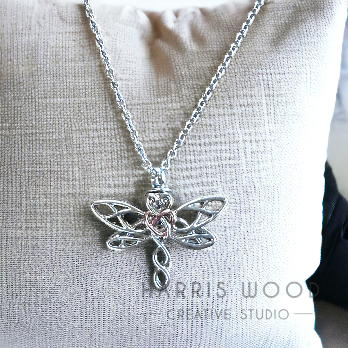 🫶🏻Dragonfly Urn Pendant and Chain