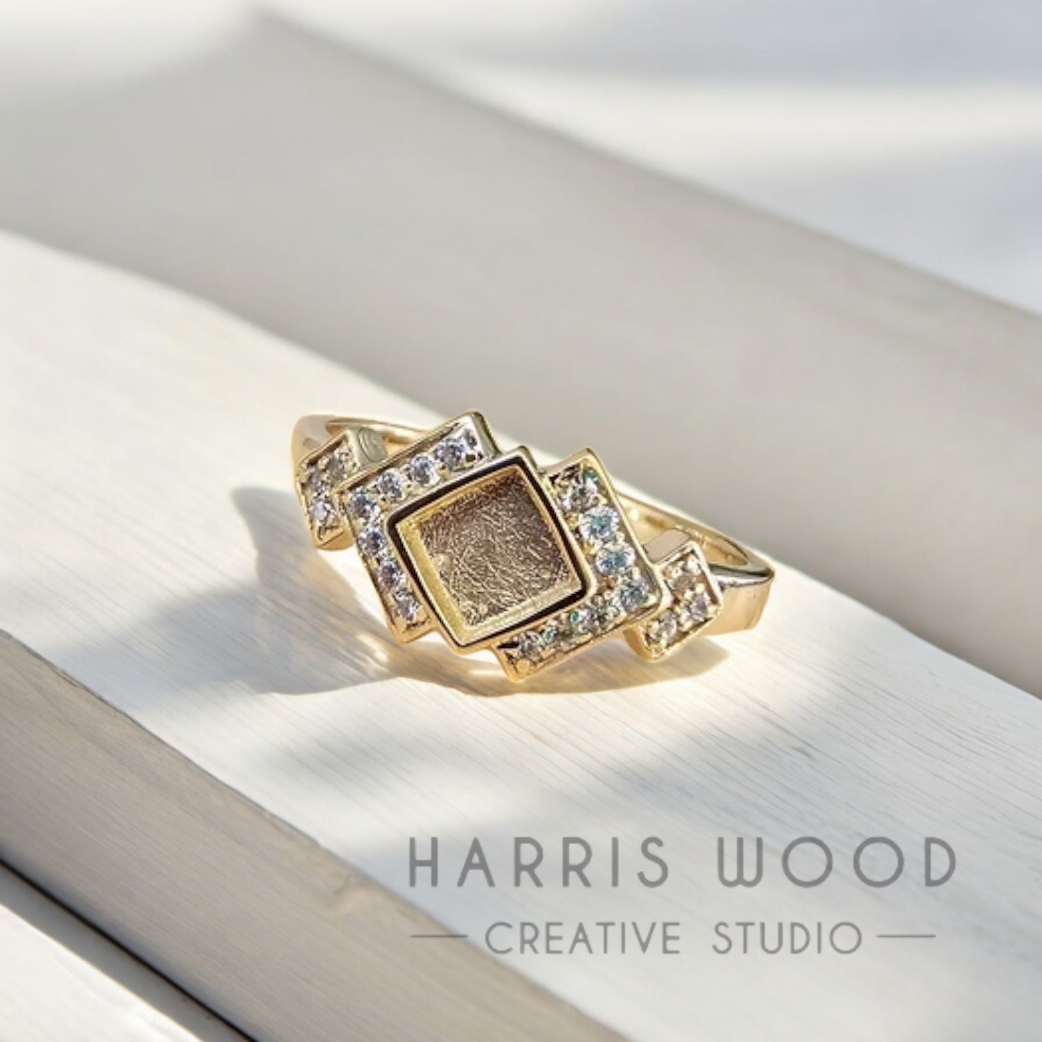 Zenithia CZ Ring- 9ct Solid GOLD