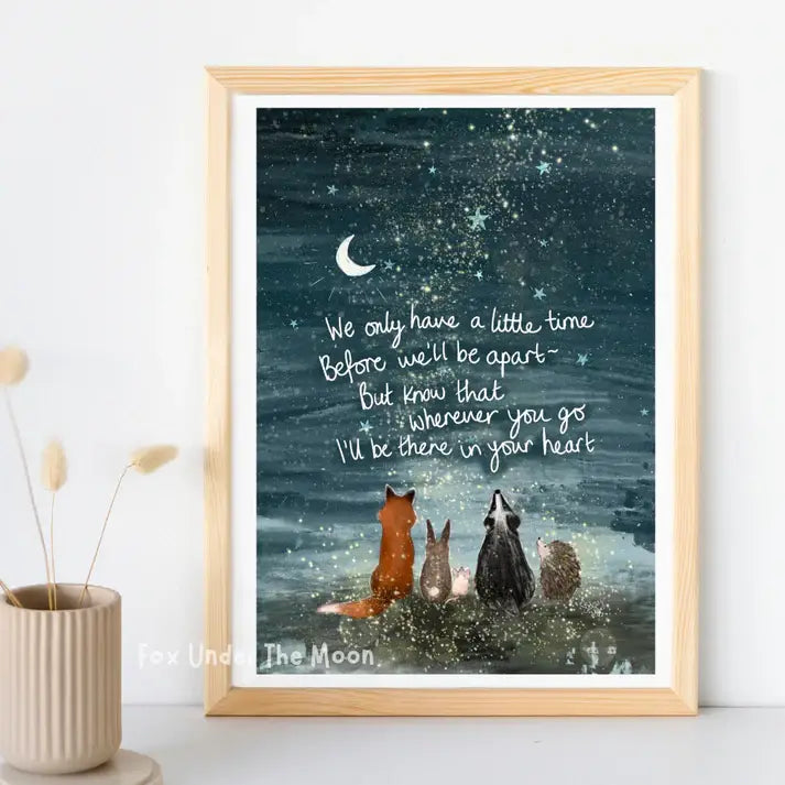 Wherever You Go - A4 Art Print