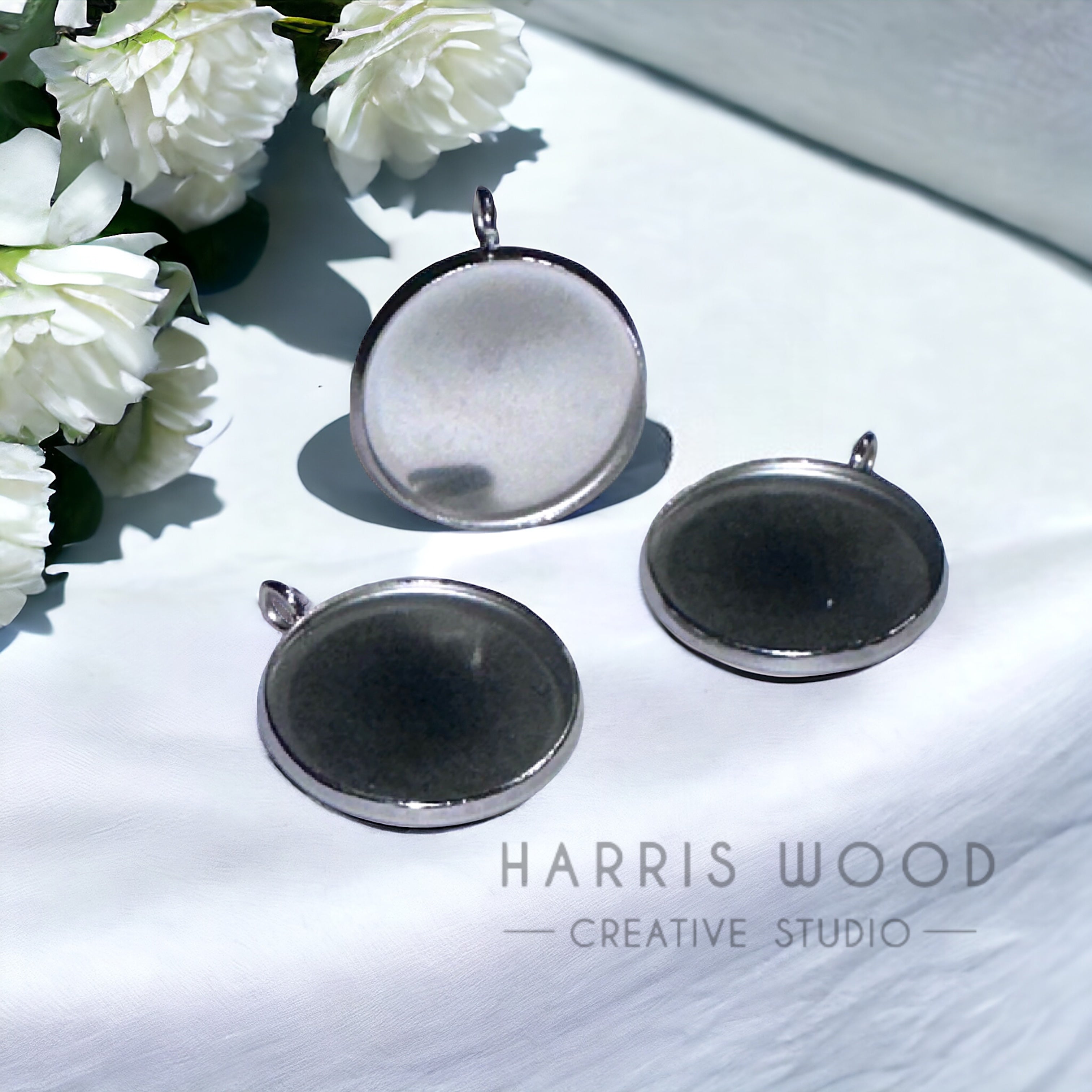 Stainless Steel 20mm Round Pendant