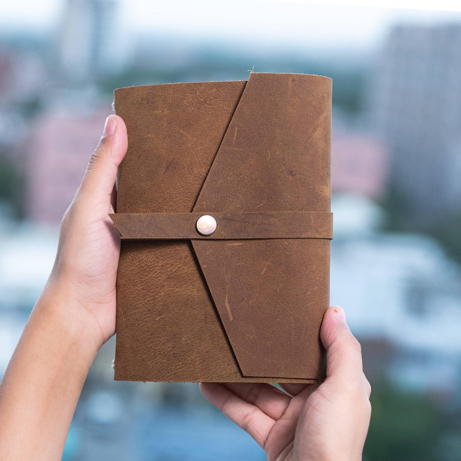 Leather Journal with Unruled or Ruled pages