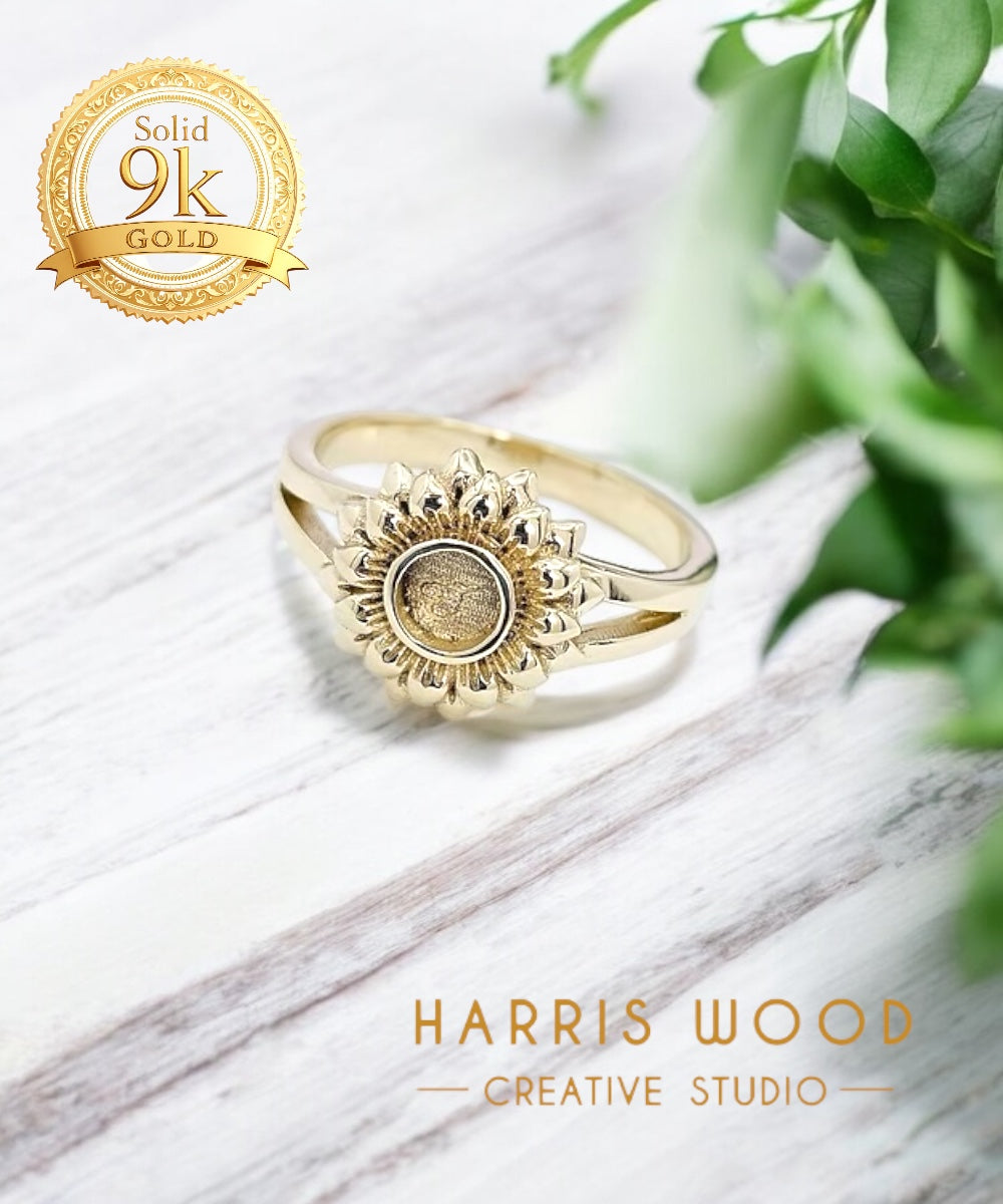 You Are My Sunshine Ring - 9ct Solid GOLD