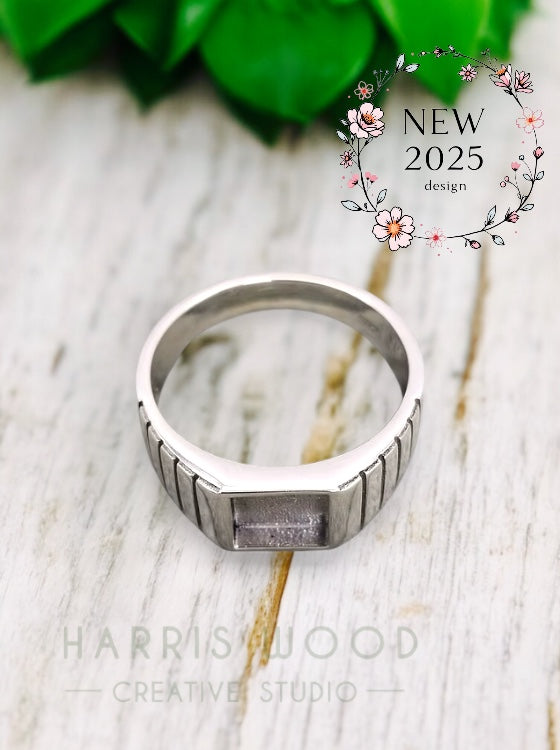 Sir Jasper Signet Ring - SOLID SILVER