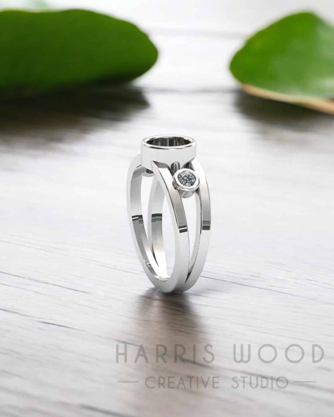 Petalyn CZ Ring - Solid Silver