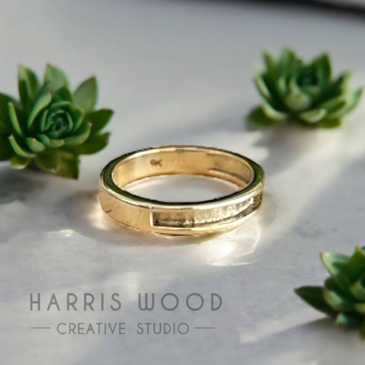 Arbor Channel Ring - 9K Solid GOLD