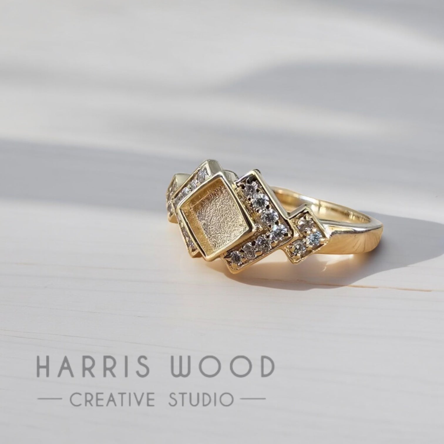 Zenithia CZ Ring- 9ct Solid GOLD