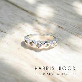 Unending Love CZ Ring - SOLID SILVER