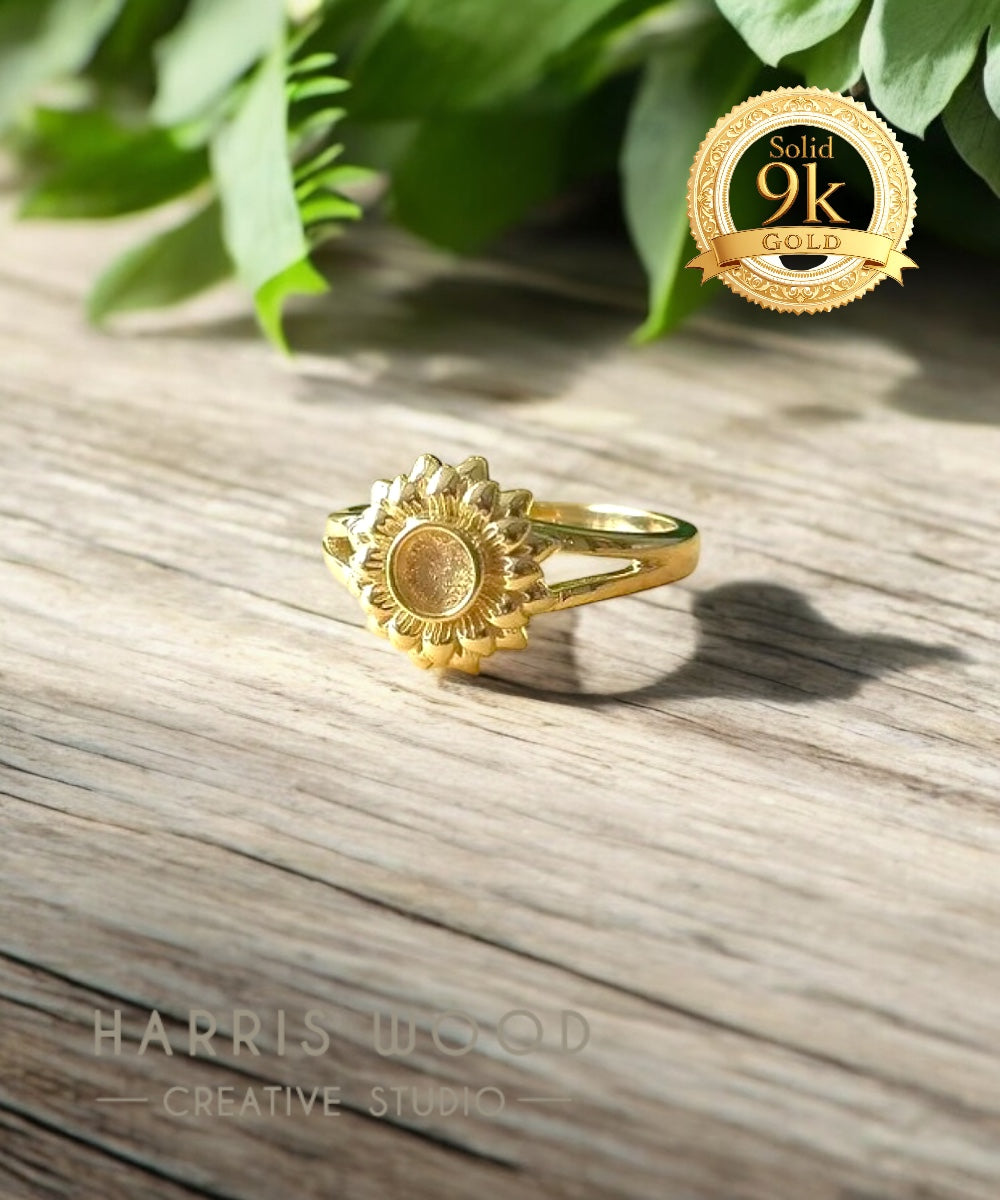 You Are My Sunshine Ring - 9ct Solid GOLD