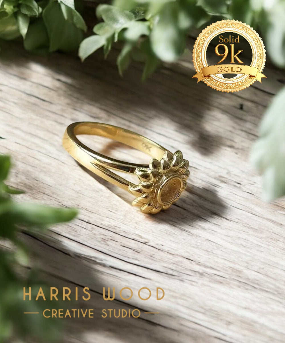 You Are My Sunshine Ring - 9ct Solid GOLD