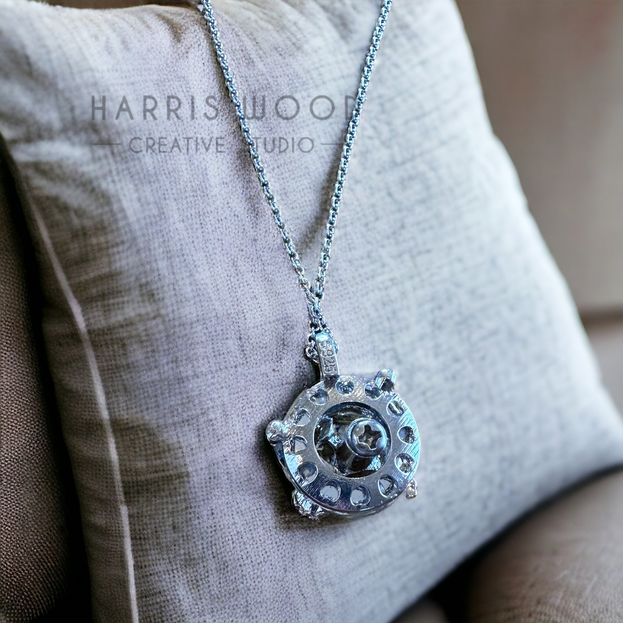 Hummingbird Urn Pendant and Chain