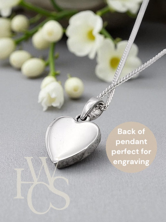 Bubble Heart 14mm Pendant