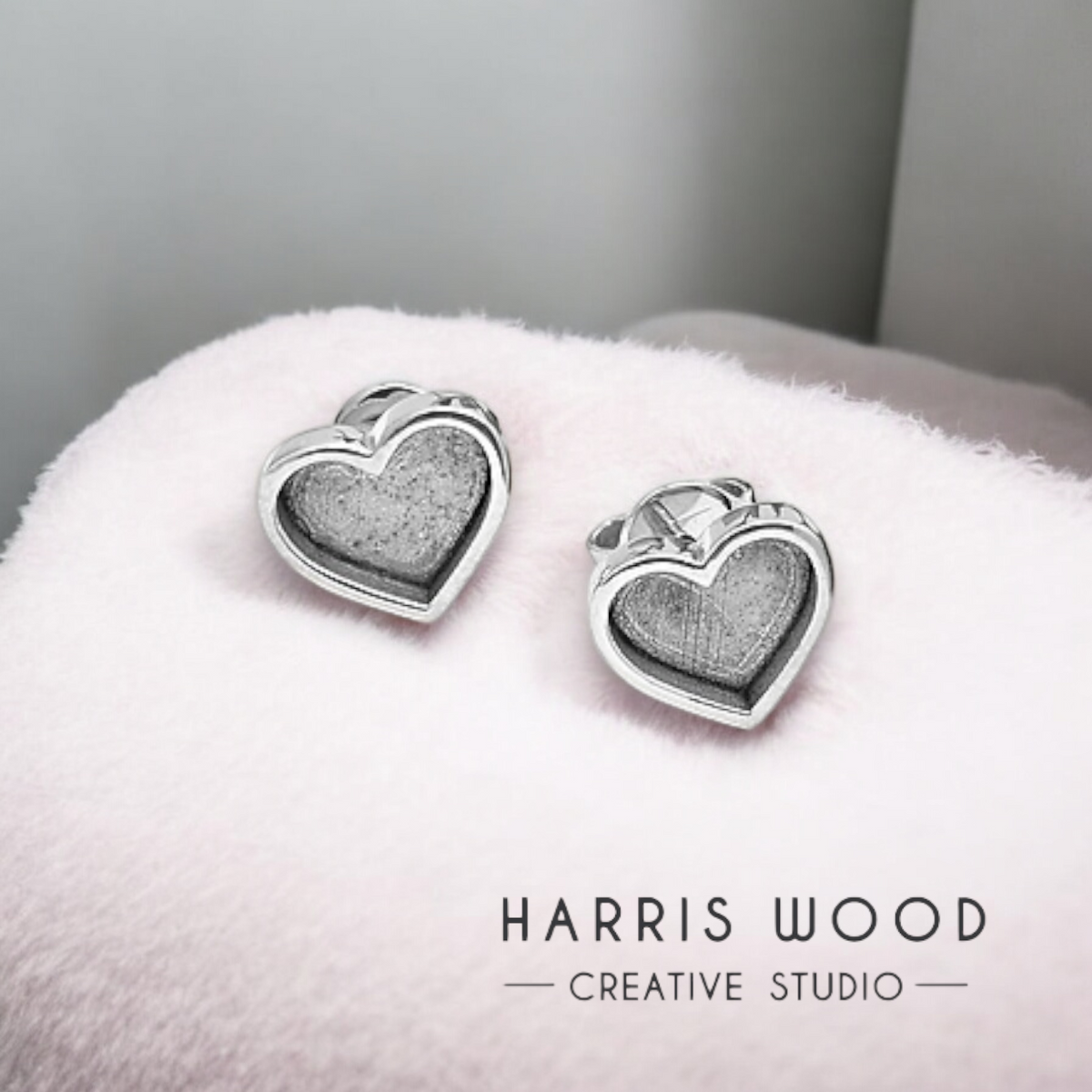 🪷Heart Solid 925 Silver Earring Set