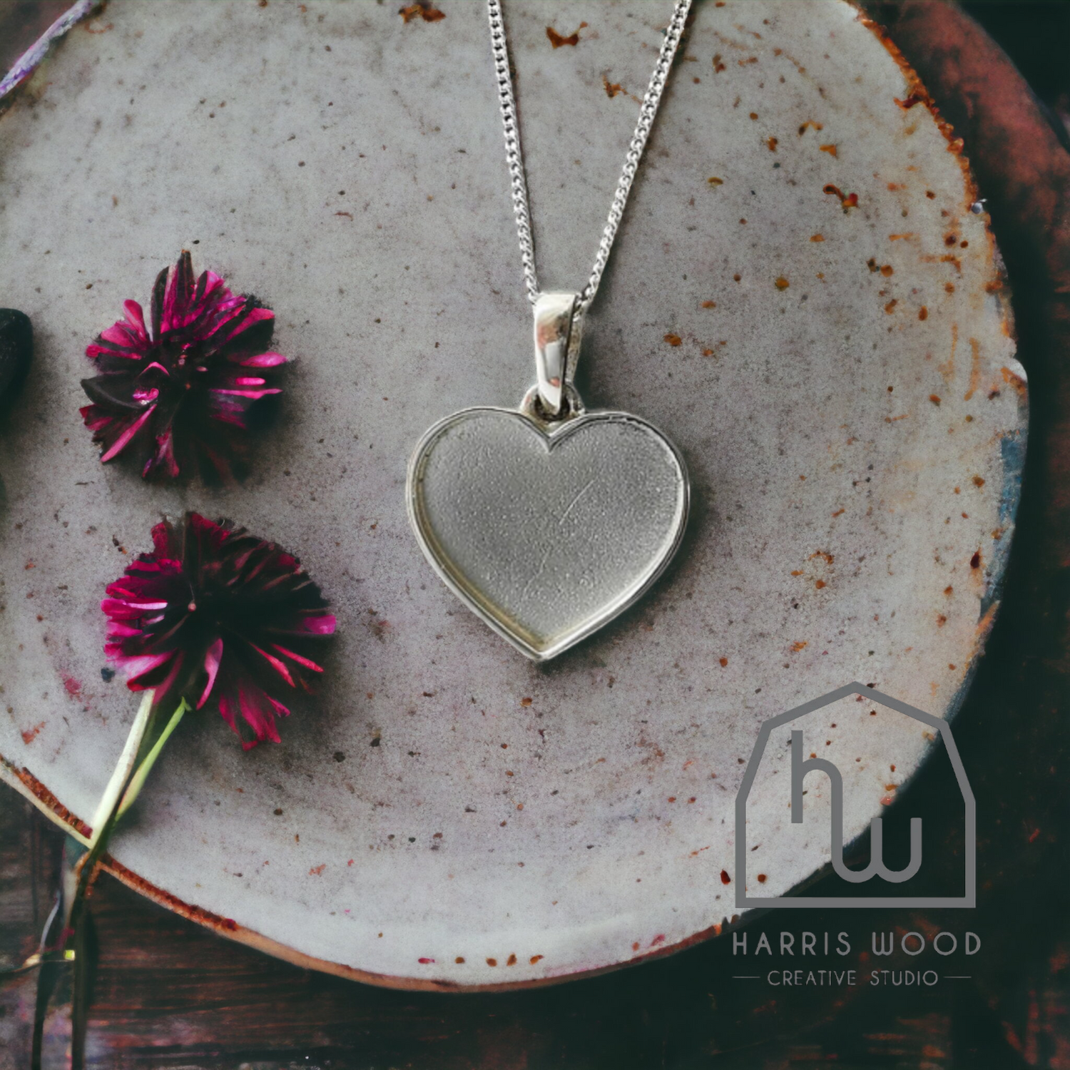 EOL - HEART 1 PENDANT - SOLID 925 SILVER