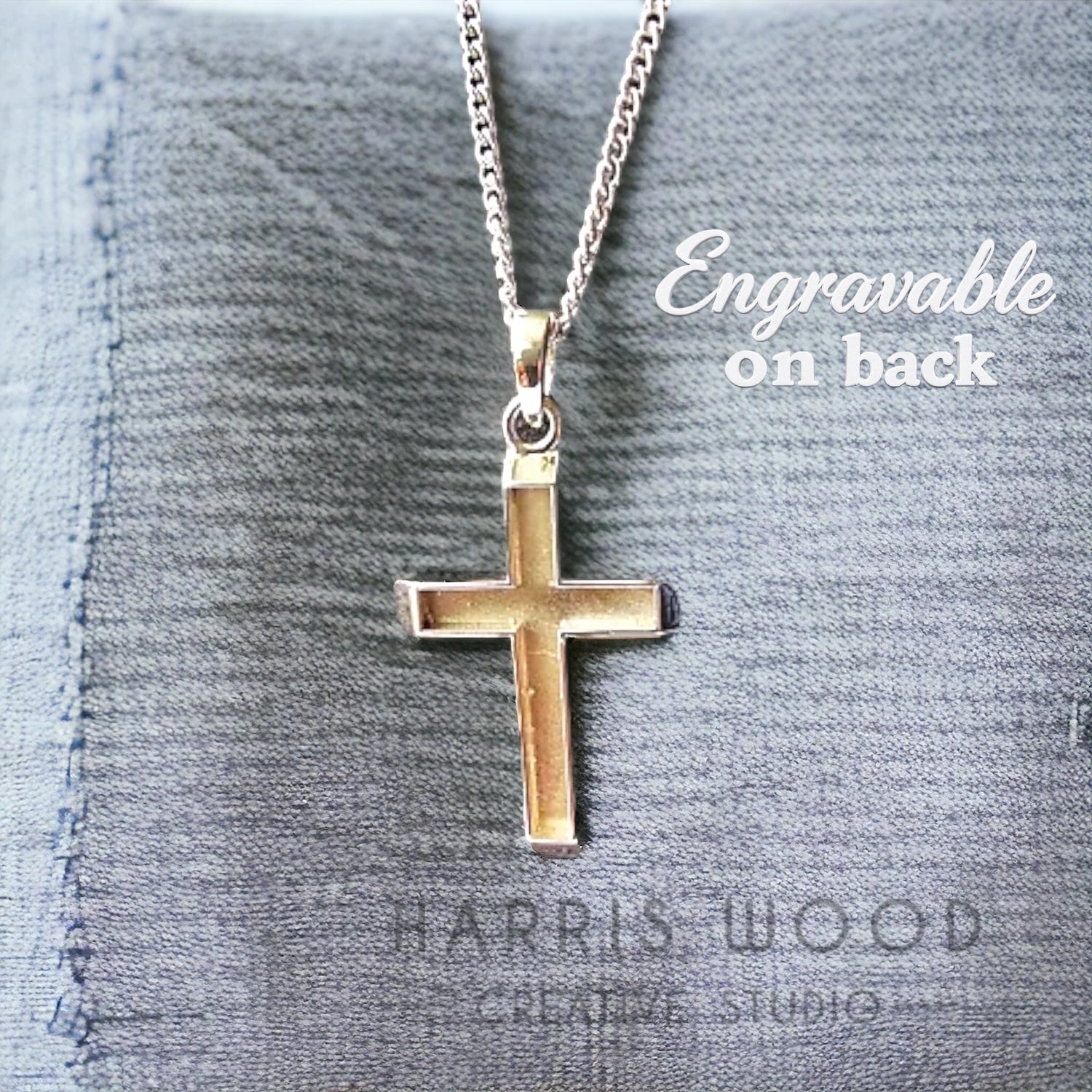 CRUCIFIX PENDANT - SOLID 925 SILVER