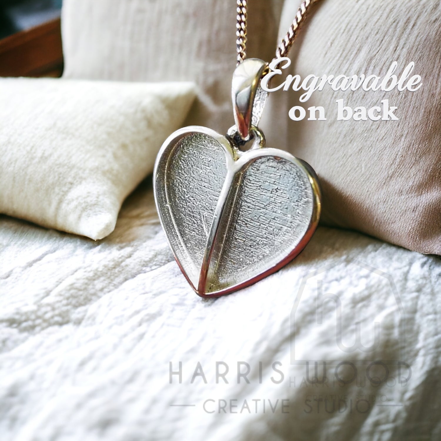 PART OF MY HEART PENDANT - SOLID 925 SILVER