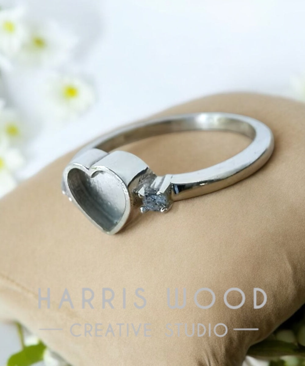 Starlight Love CZ Ring - SOLID SILVER