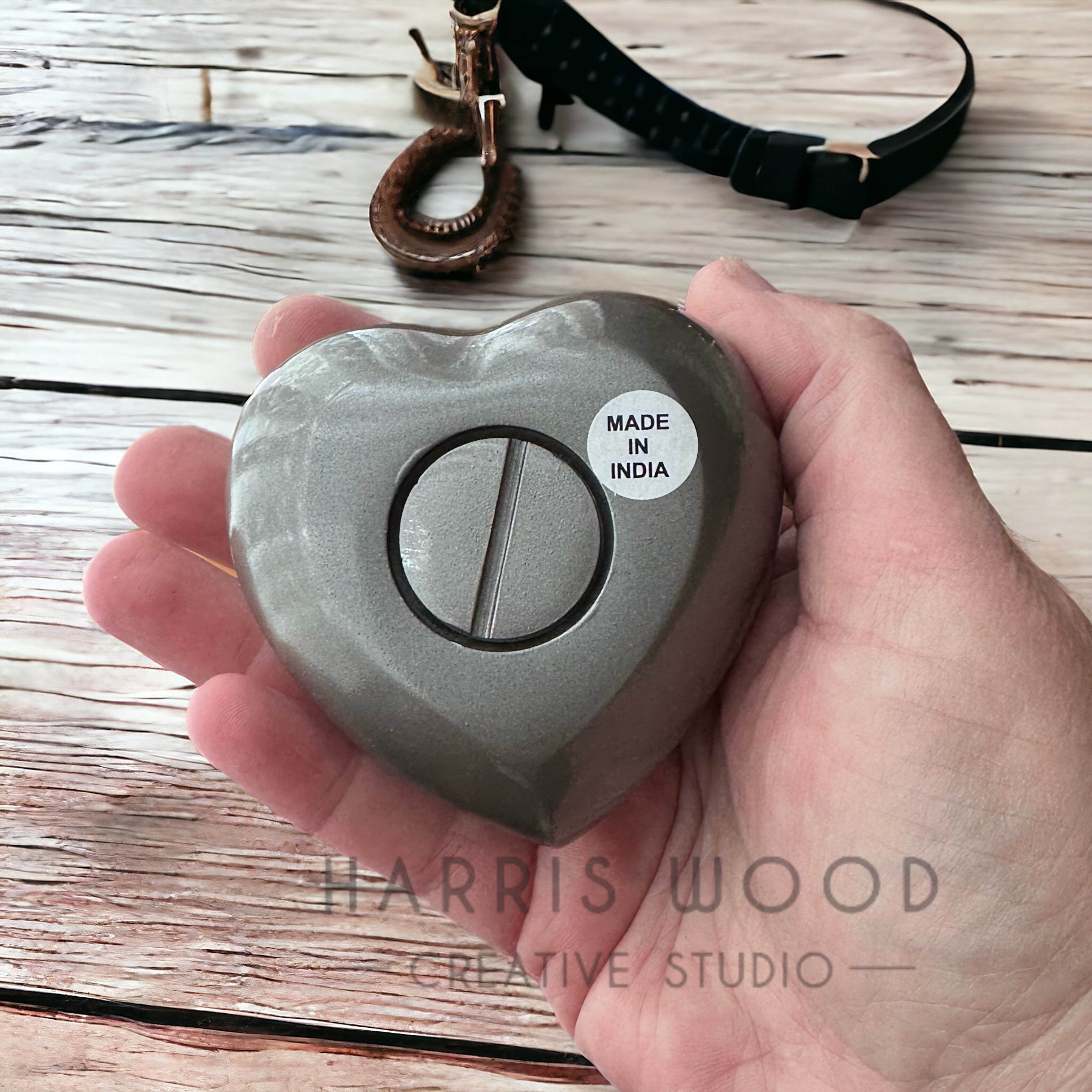 Pet Loss Metal Heart Urn (Stand Optional)