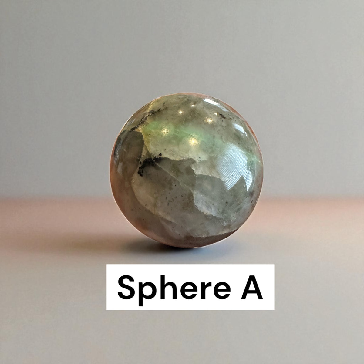 Green Moonstone Sphere – for Emotional Balance
