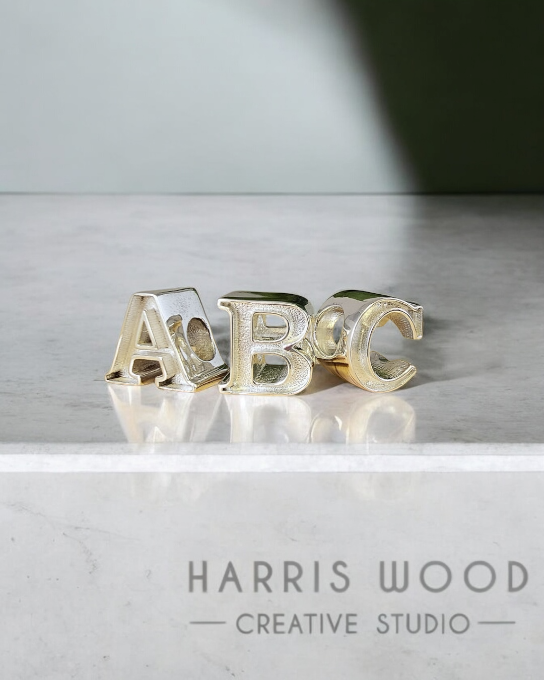 🏷️ EOL – Monogram K Solid Silver Bracelet Bead Charm