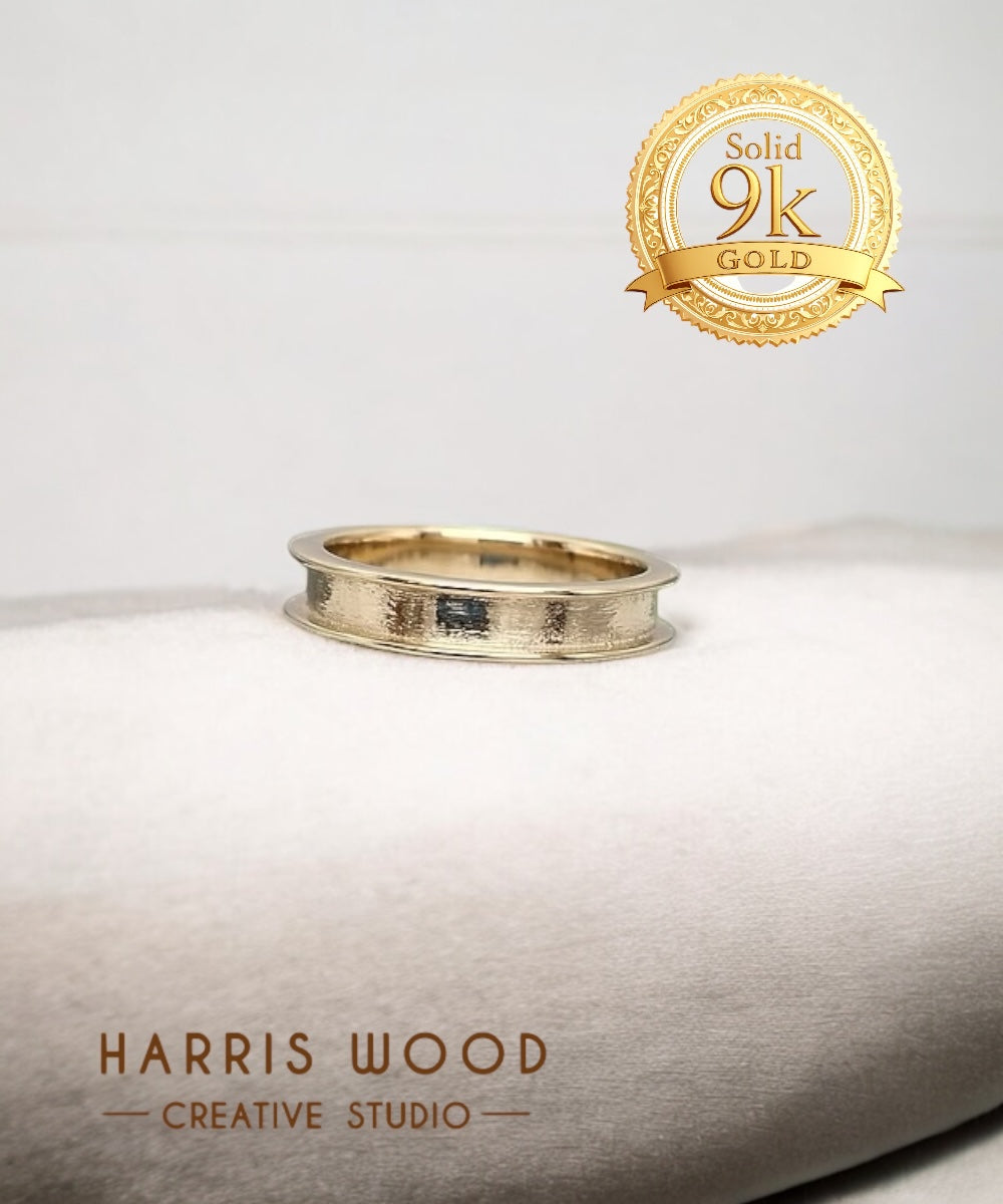 6mm Channel Ring Solid GOLD