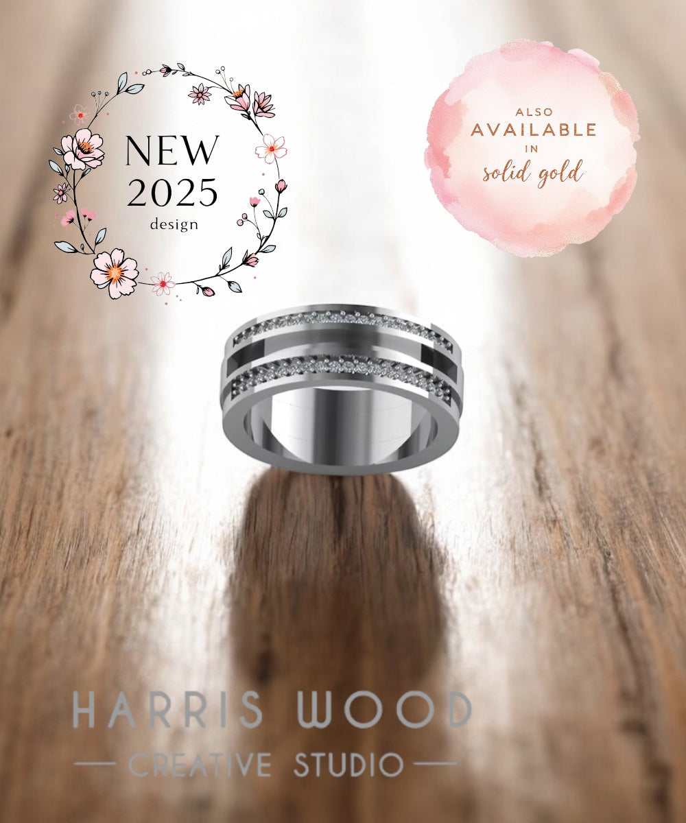 Eternal Love CZ Ring - SOLID SILVER