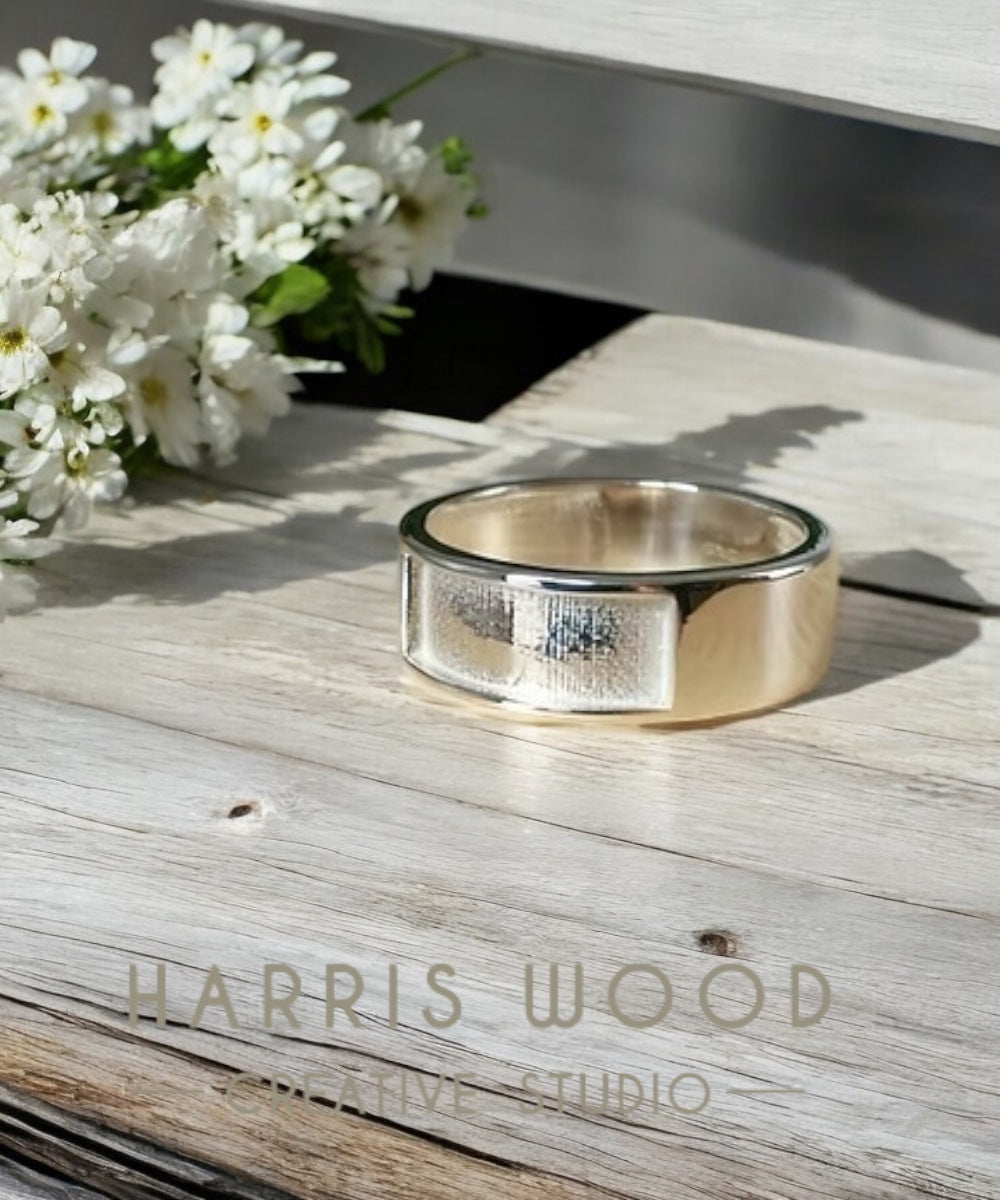 Aspen Channel Ring - SOLID SILVER