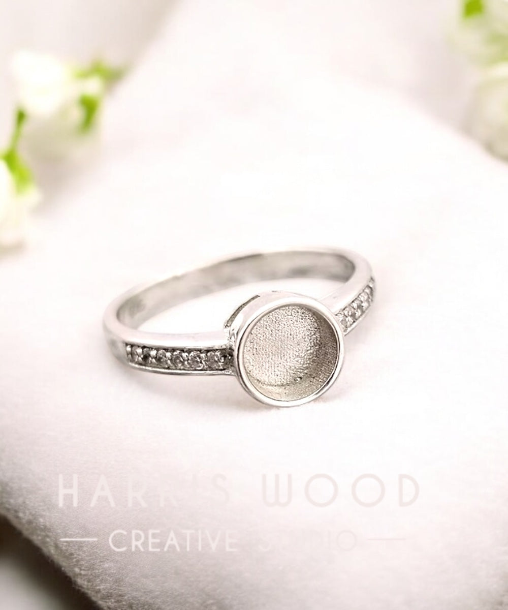 Lunara CZ Ring - SOLID SILVER