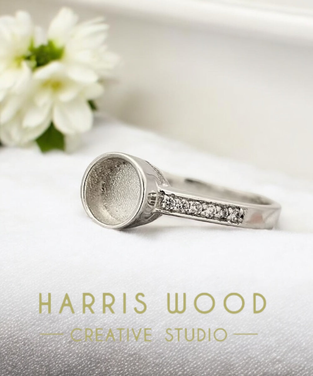 Lunara CZ Ring - SOLID SILVER