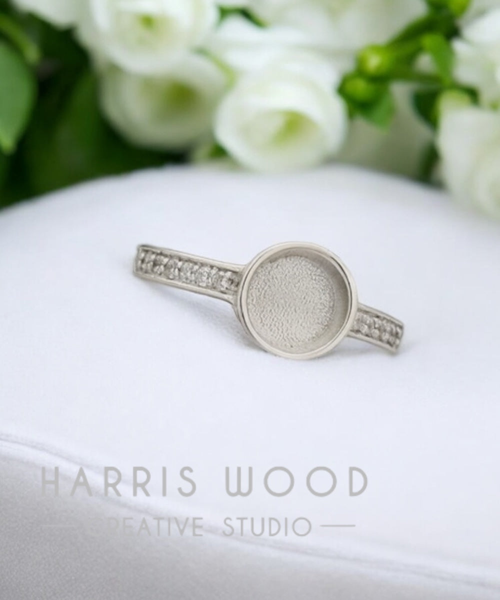 Lunara CZ Ring - SOLID SILVER