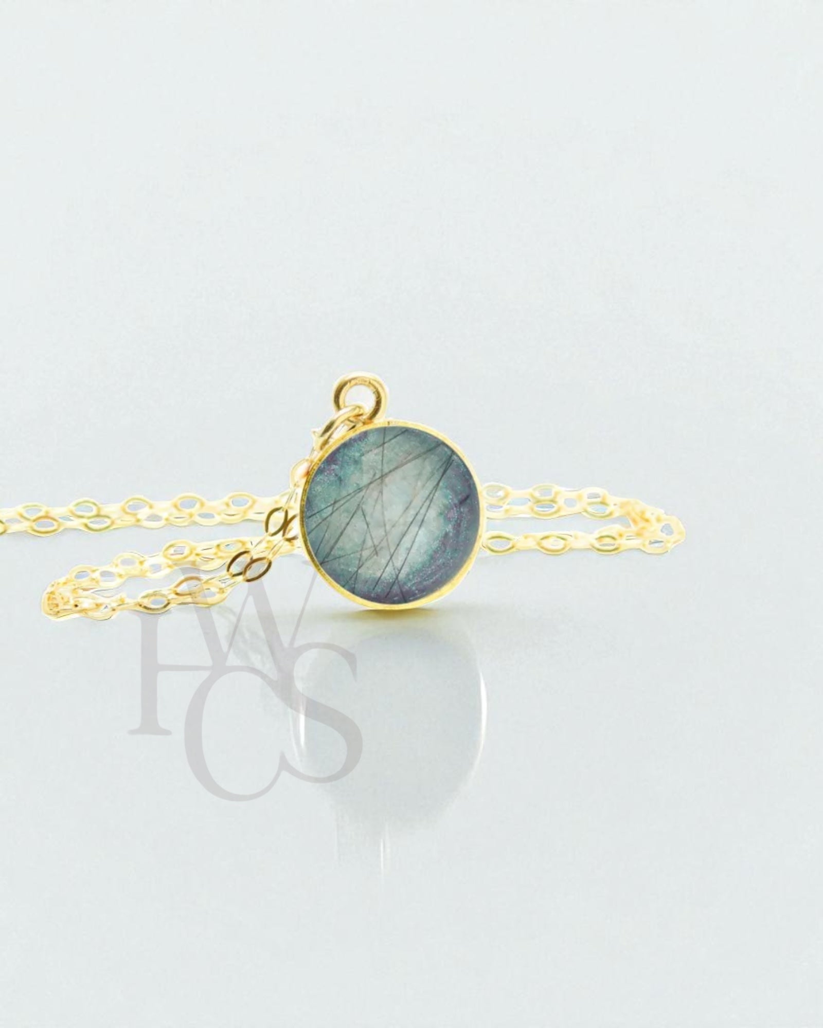 Gold Filled Round Pendant