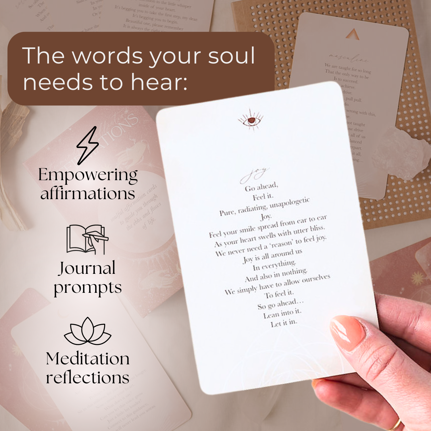 Soulful Affirmation Cards - 36 Card Deck