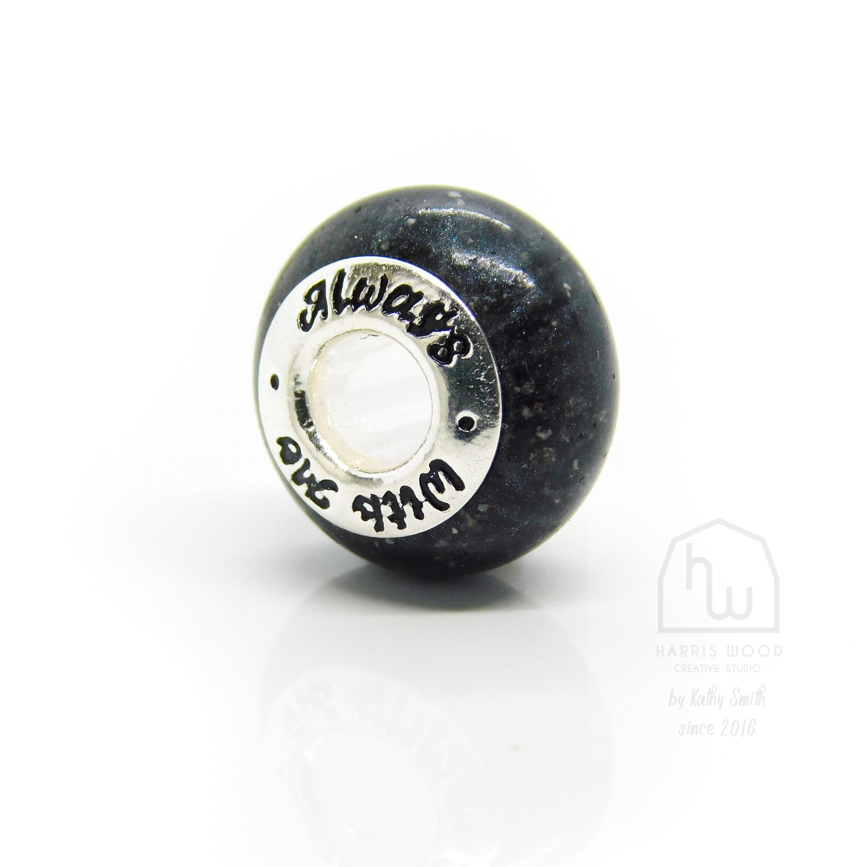 CHARM BEADS - ALWAYS WITH ME (pre-engraved)